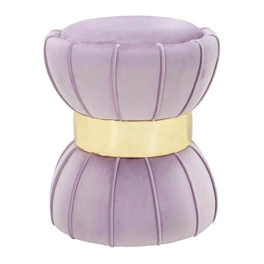 Stołek FLOWER ROSA Ø 40x44 cm